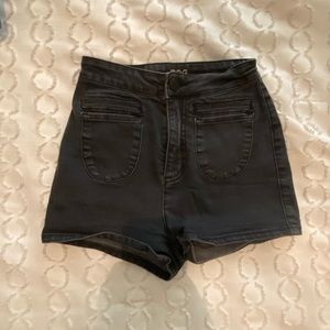 BDG Black Super High Rise Shorts